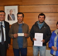 Boteros de Lebu reciben cheque