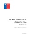 Informe ambiental de la acuicultura, período 2023 a 2024